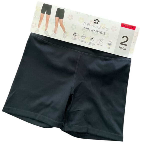 Tuff Athletics Other - Tuff Girls Athletics Youth 2-pack Bike Short Size Medium NWT